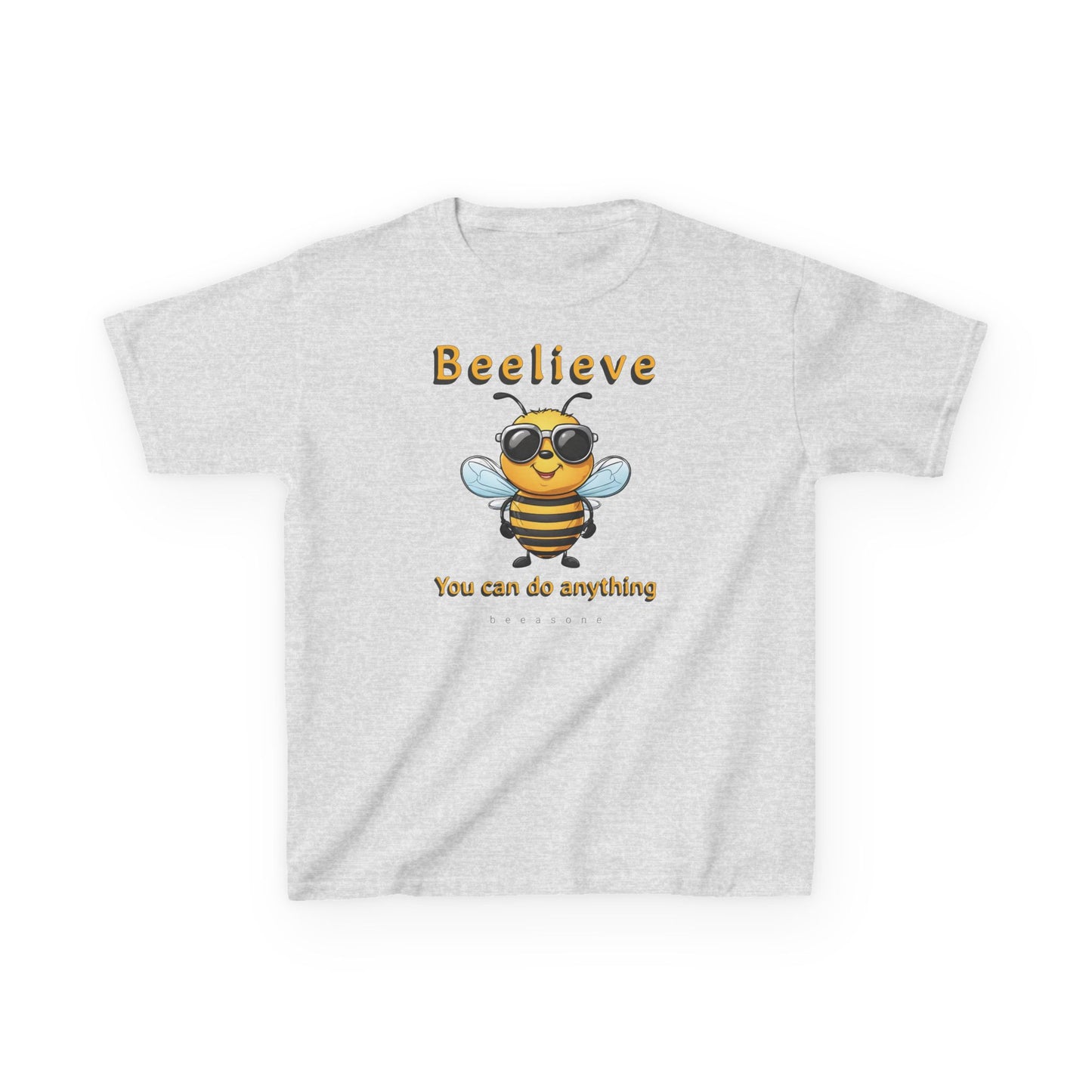 Beelieve you can do anything beeasone  Kids tee - Heavy Cotton™ Tee available in dif colors and sizes