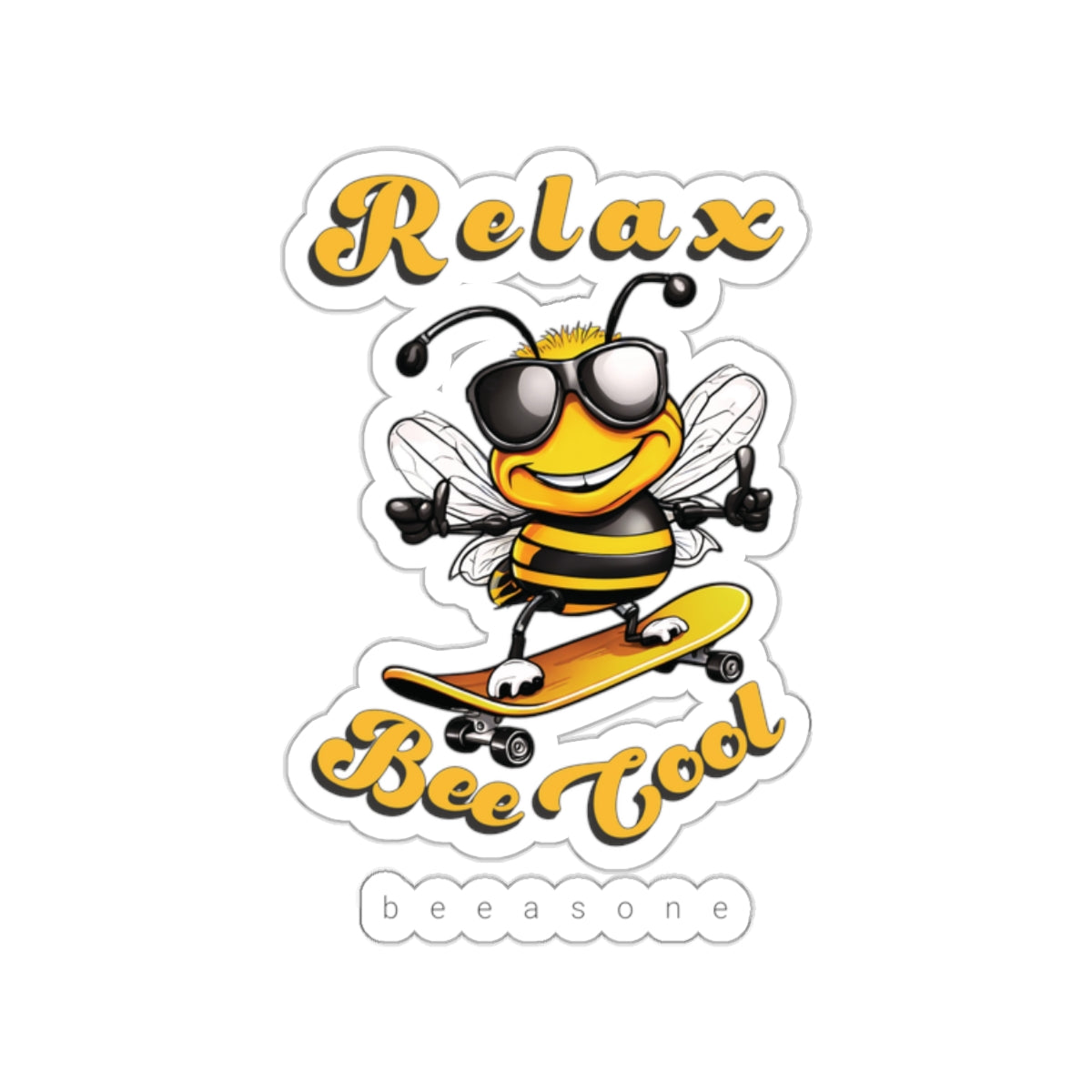 Relax Bee beeasone Cool Sticker