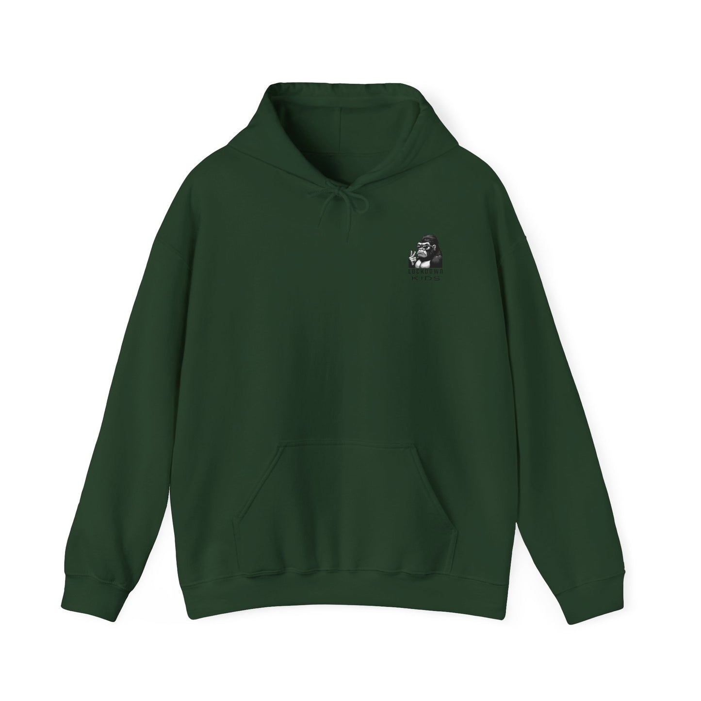 beeasone Lockdown Kids Gorilla MF Hooded Sweatshirt