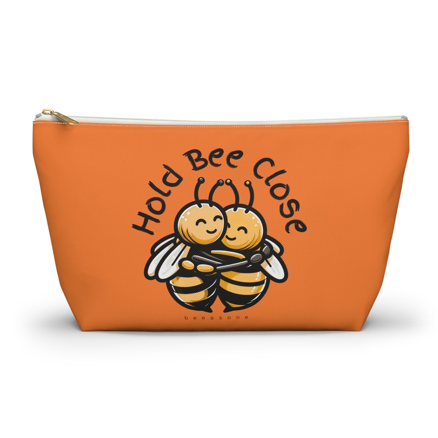 Hold Bee Close beeasone stylish accessories / cosmetics pouch - Orange