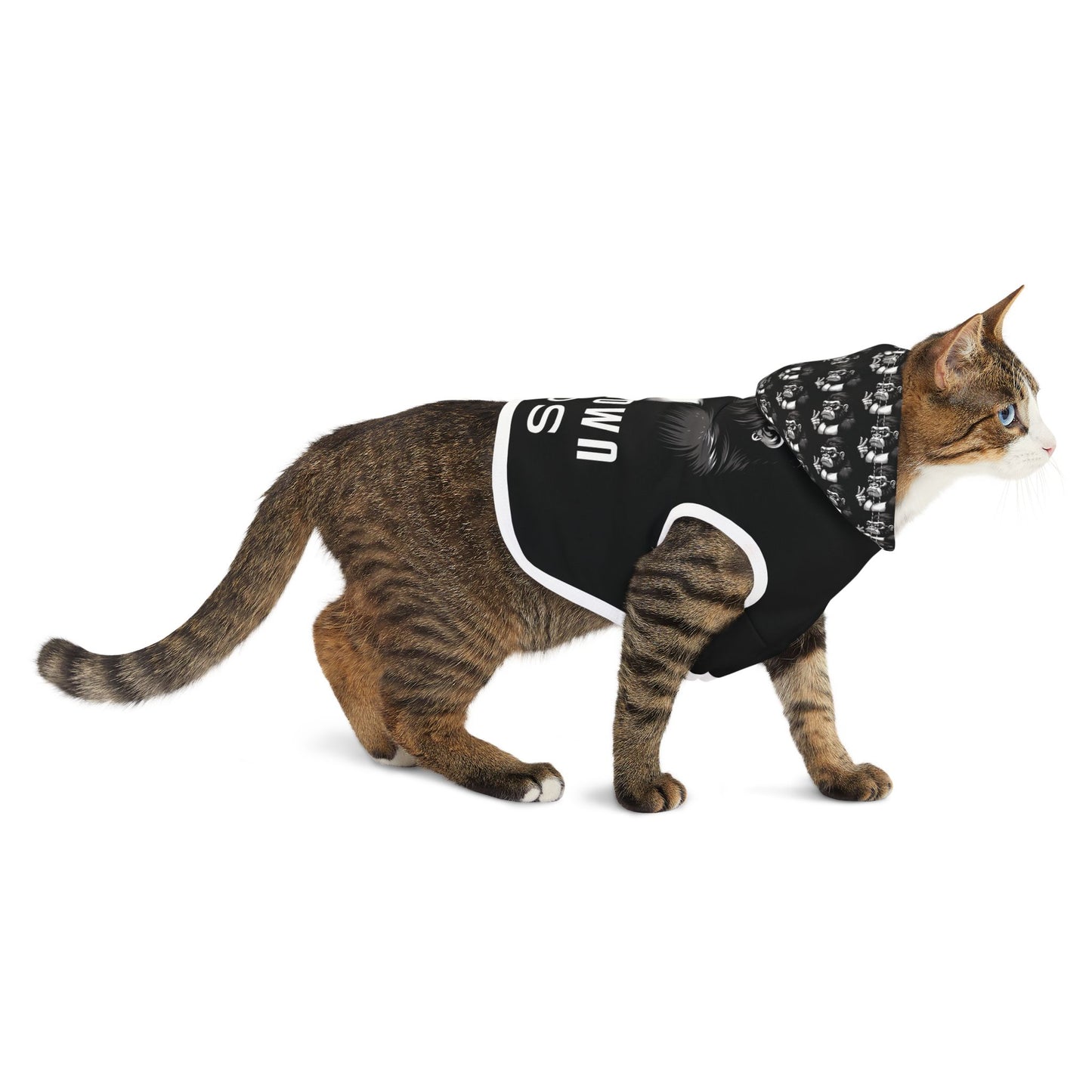 Pet Hoodie - Lockdown Kids - Gorilla ordering two coffees :)