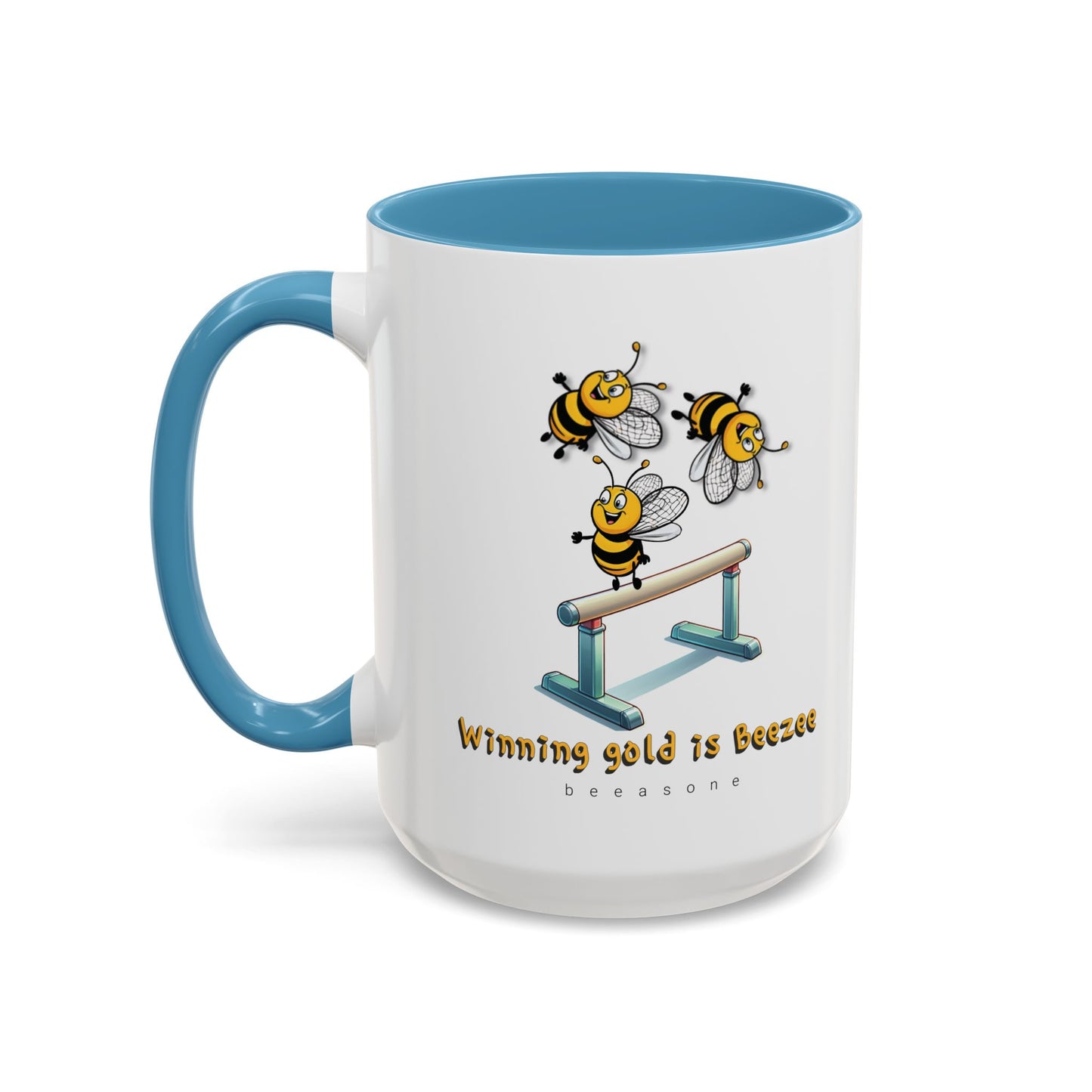 Gymnastics beeasone Hot Chocolate or Coffee Mug (Standard size 11oz or 15oz lead and BPA Free)