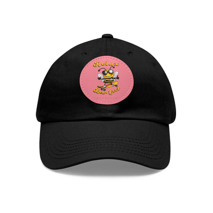 Relax Bee Cool beeasone Hat with round leather patch