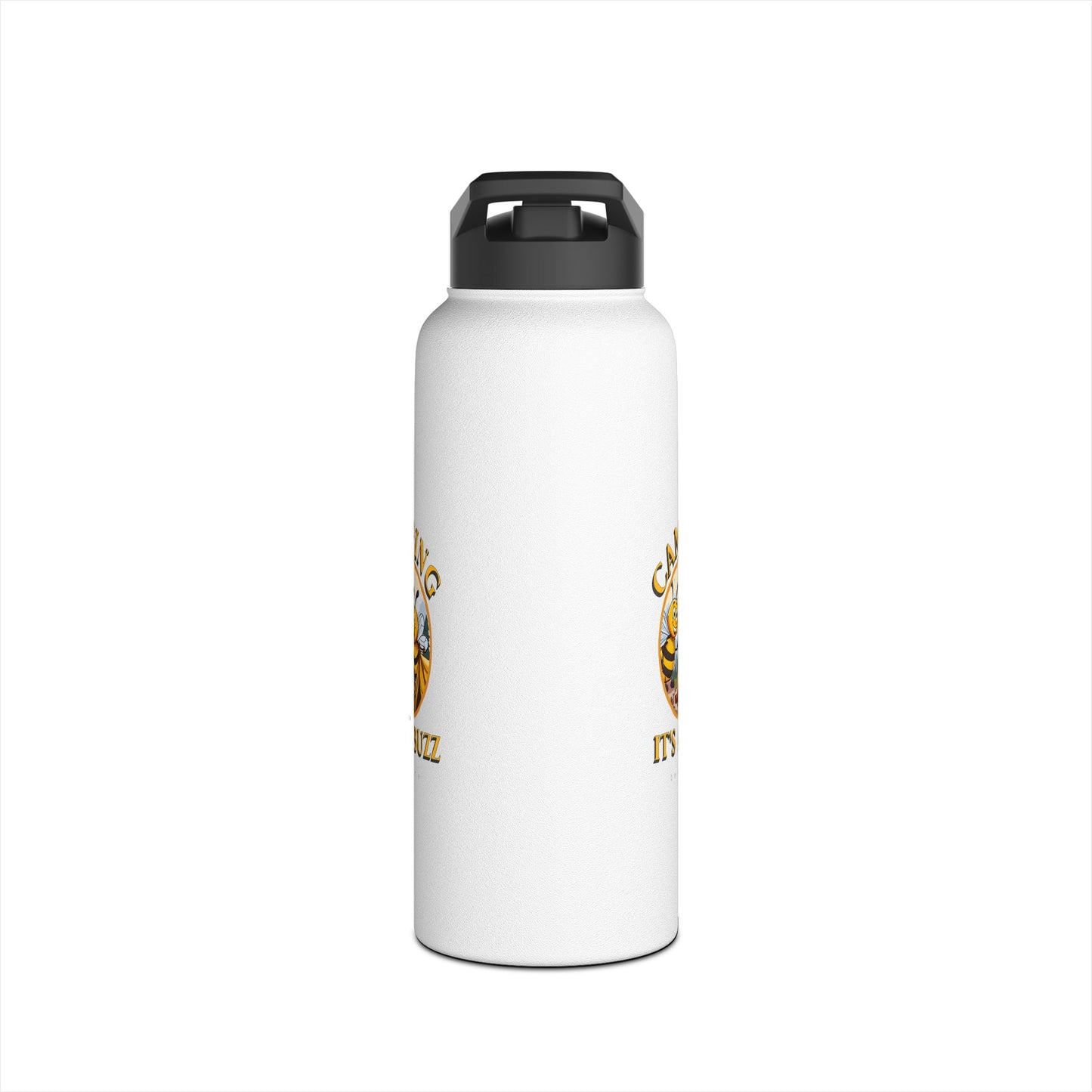 Camping it's a buzz beeasone stainless steel body Water Bottle with polypropylene lid BPA free tumbler