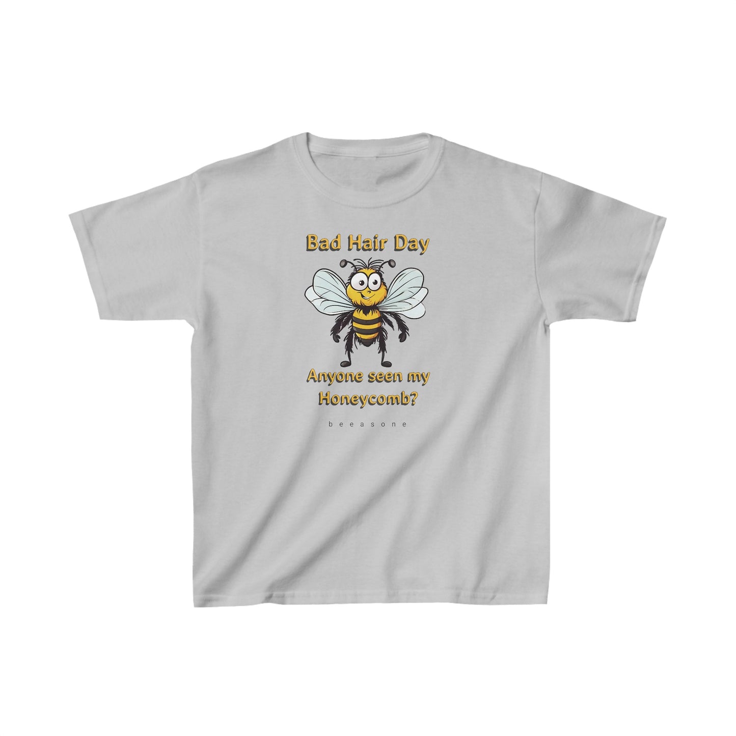 Bad Hair Day beeasone  Kids tee - Heavy Cotton™ Tee available in 6 colors and diff sizes tshirt