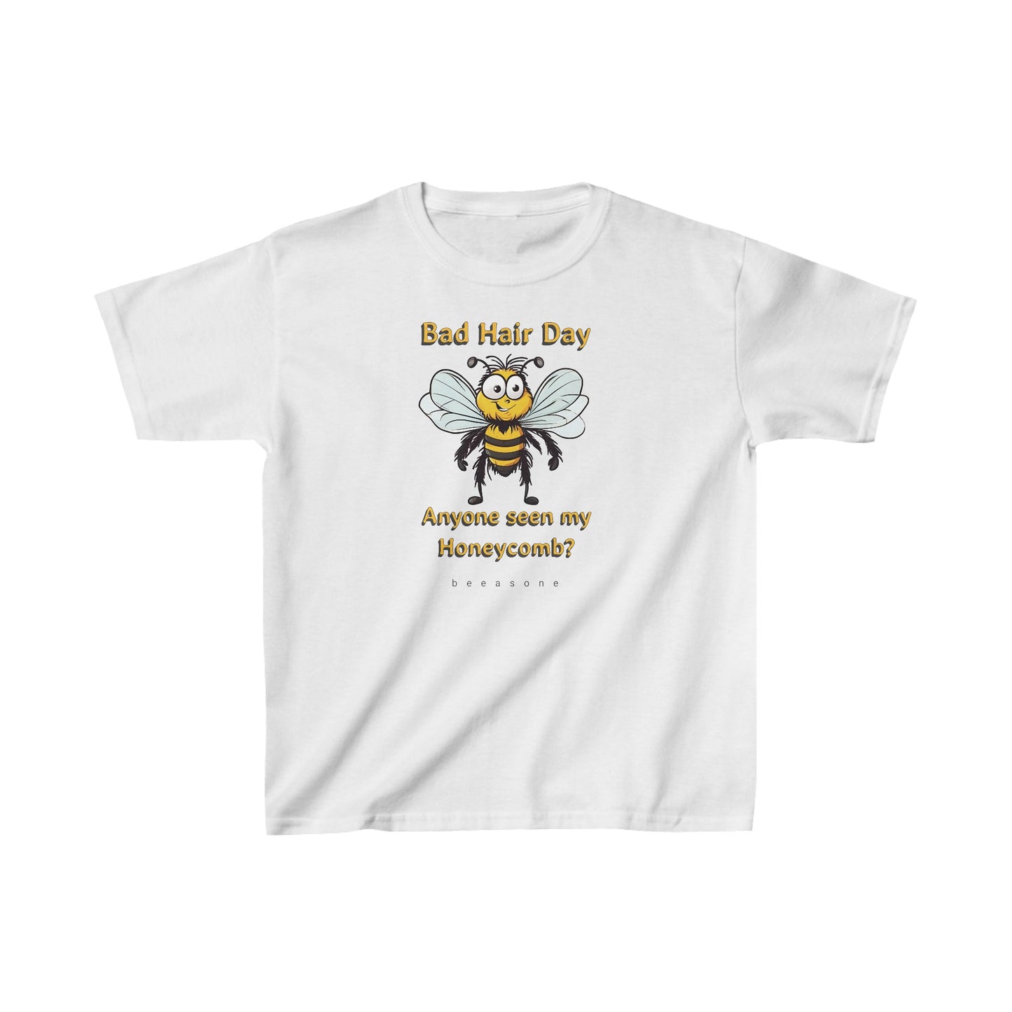 Bad Hair Day beeasone  Kids tee - Heavy Cotton™ Tee available in 6 colors and diff sizes tshirt