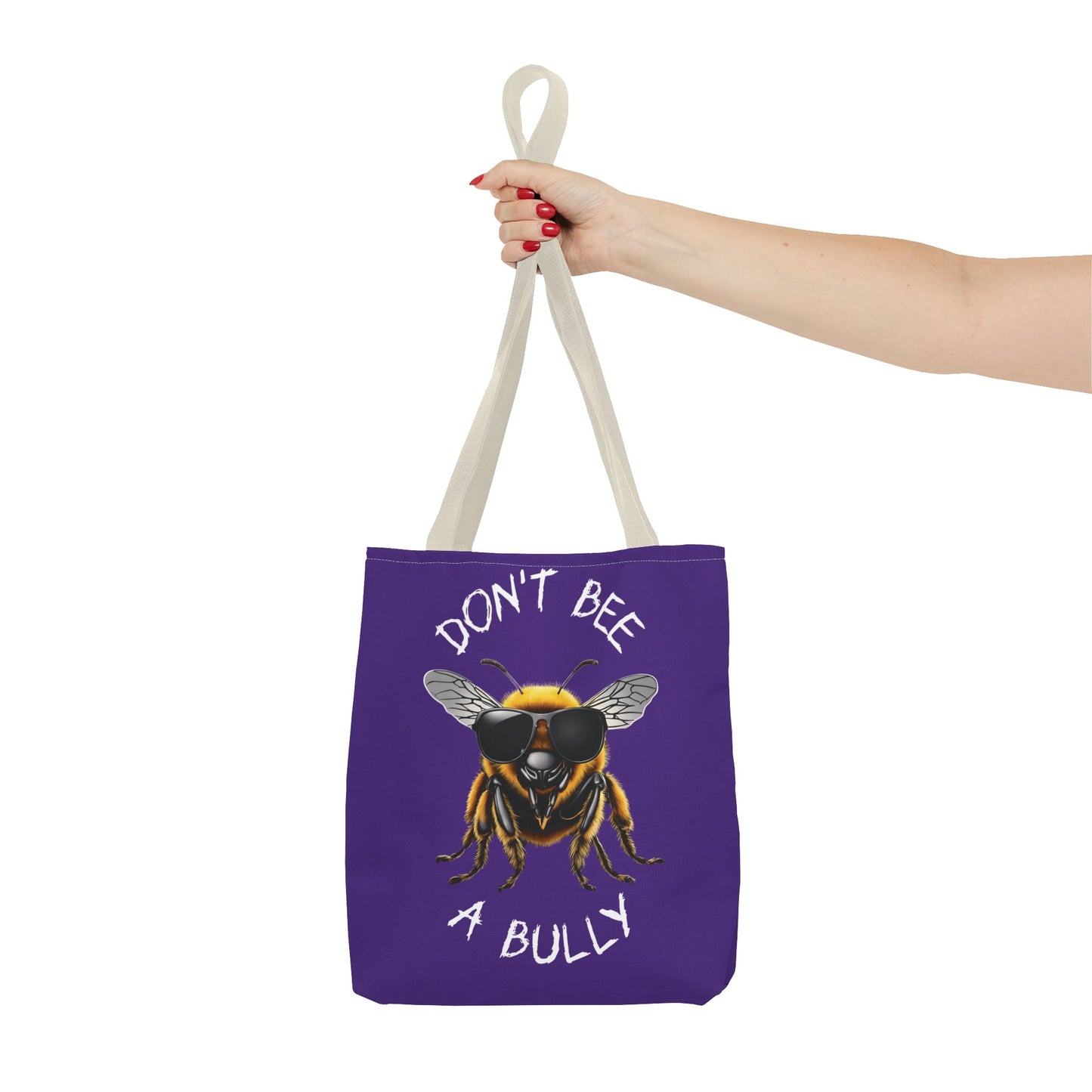 Don't bee a bully practical carry bag - purple