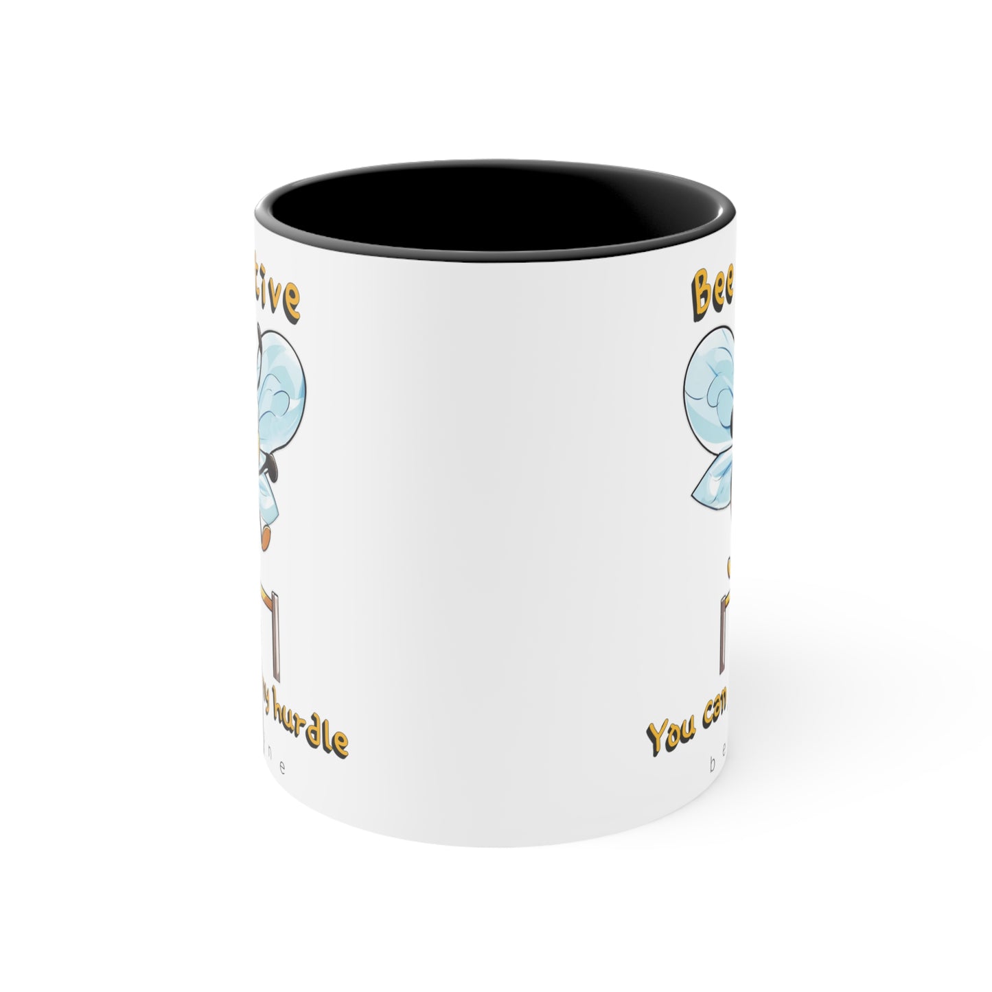 Bee Positive beeasone coloured Coffee Mug 325ml (Standard 11oz)