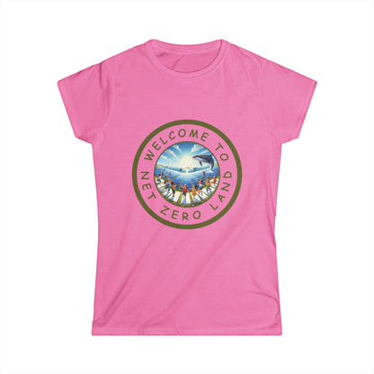 Net Zero Land - v8 - Women's Soft style Tshirt available in diff colors