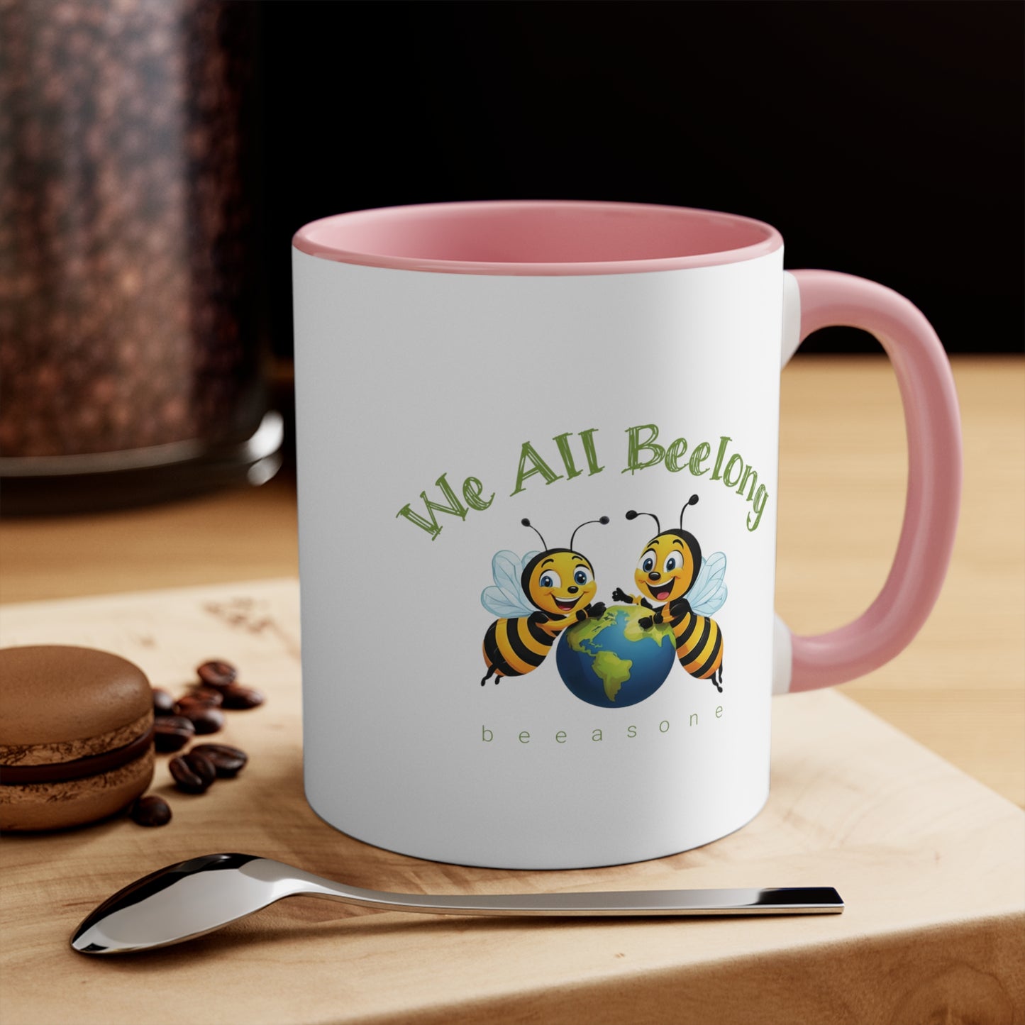 We all beelong beeasone coloured Coffee Mug 325ml (Standard 11oz) special edition