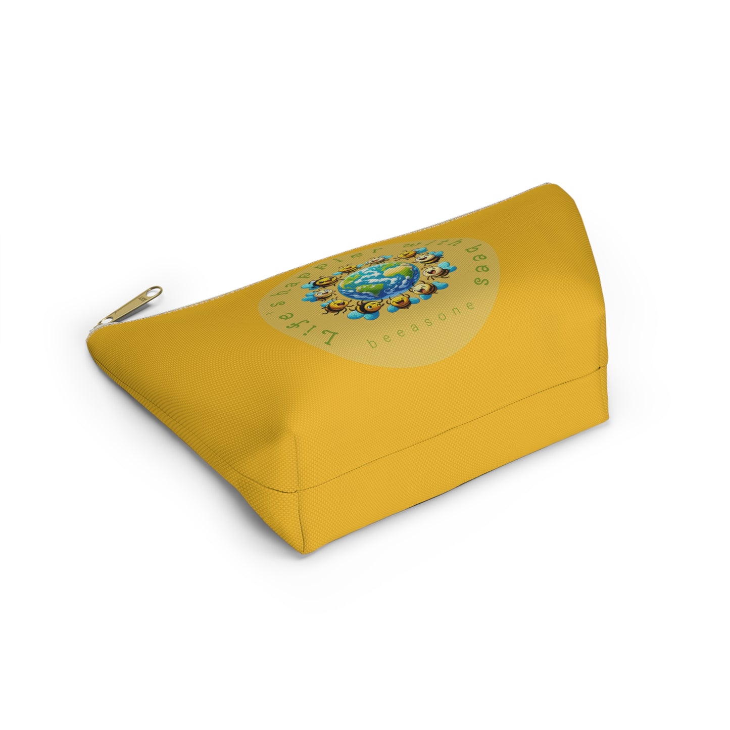 Life's happier with bees beeasone stylish cosmetics pouch