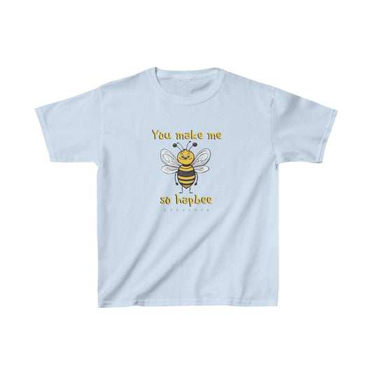 You make me so hapbee beeasone Kids tee - Heavy Cotton™ Tee available in diff sizes and colors