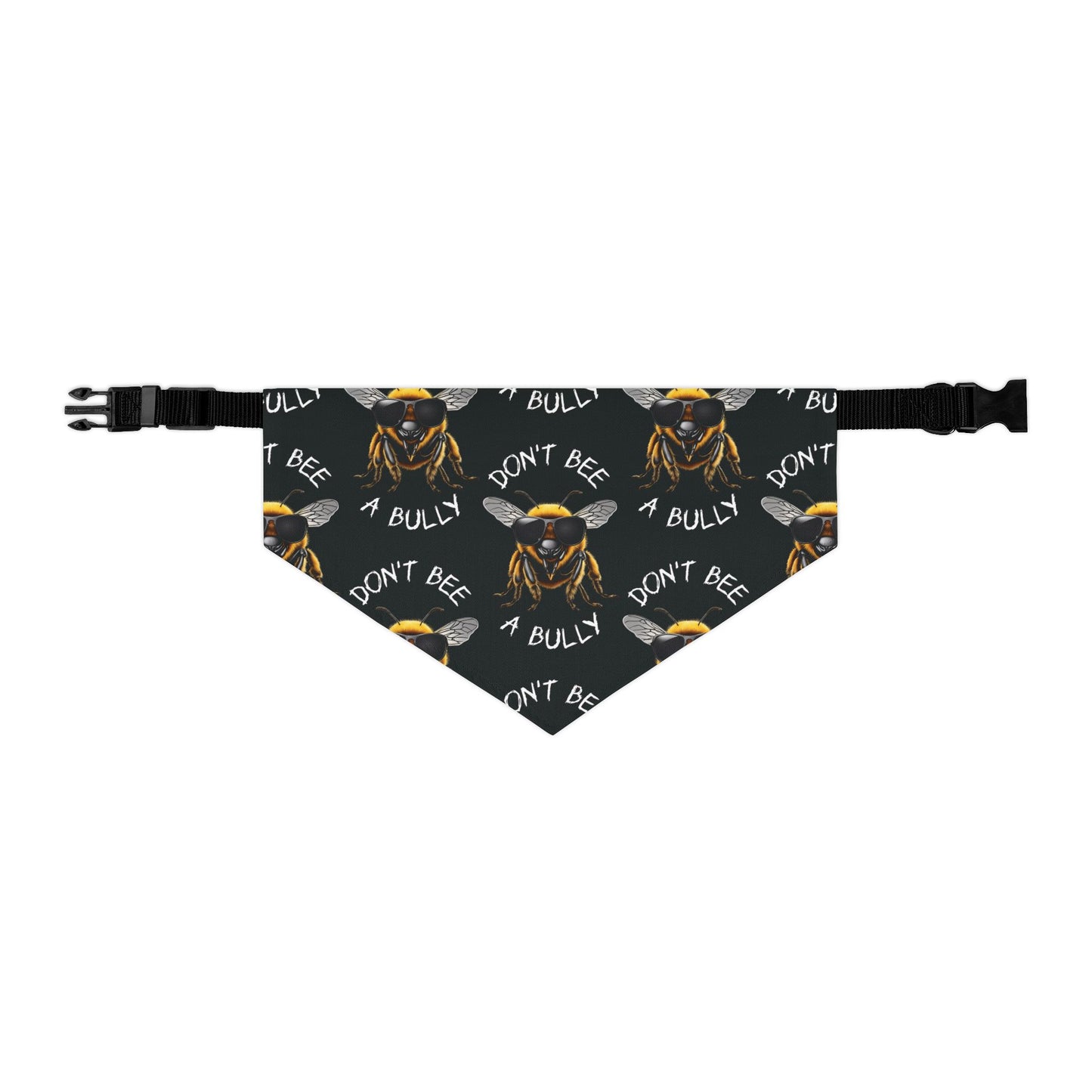 Don't bee a bully bandana collar (NB Dog not included :)