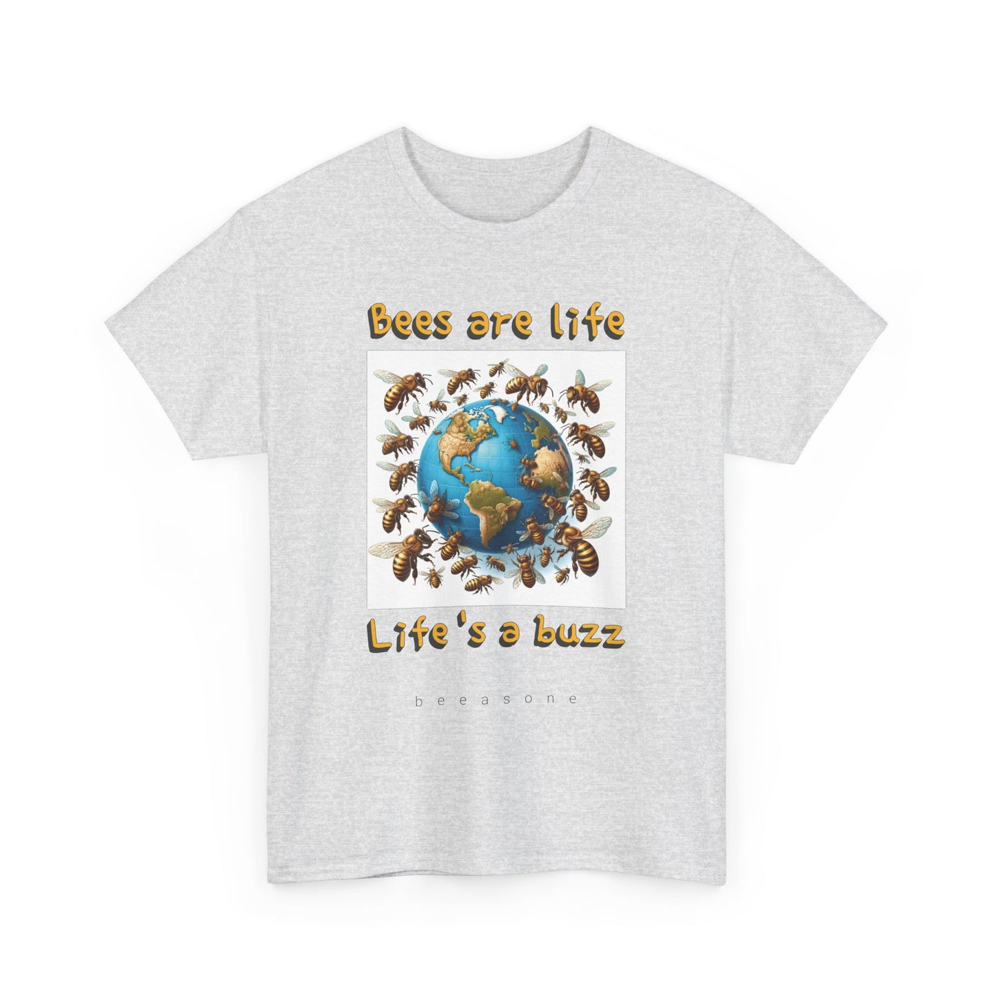 Bees are life. Life's a buzz beeasone unisex Heavy Cotton T-shirt . Diff sizes and colors available.