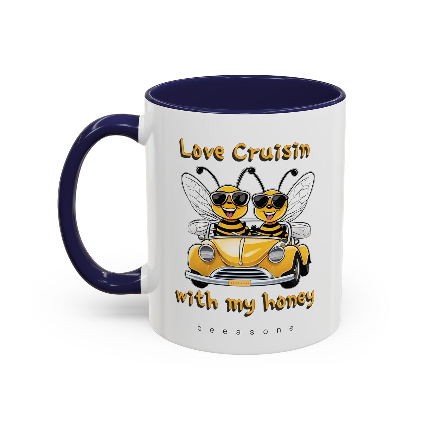 Love cruisin with my honey beeasone Hot Chocolate or Coffee Mug 11oz (325mls) or 15oz (443mls)