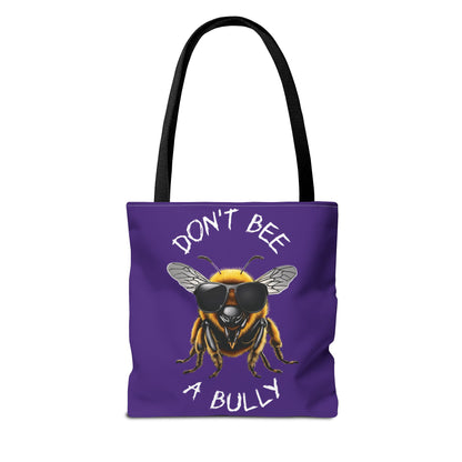 Don't bee a bully practical carry bag - purple