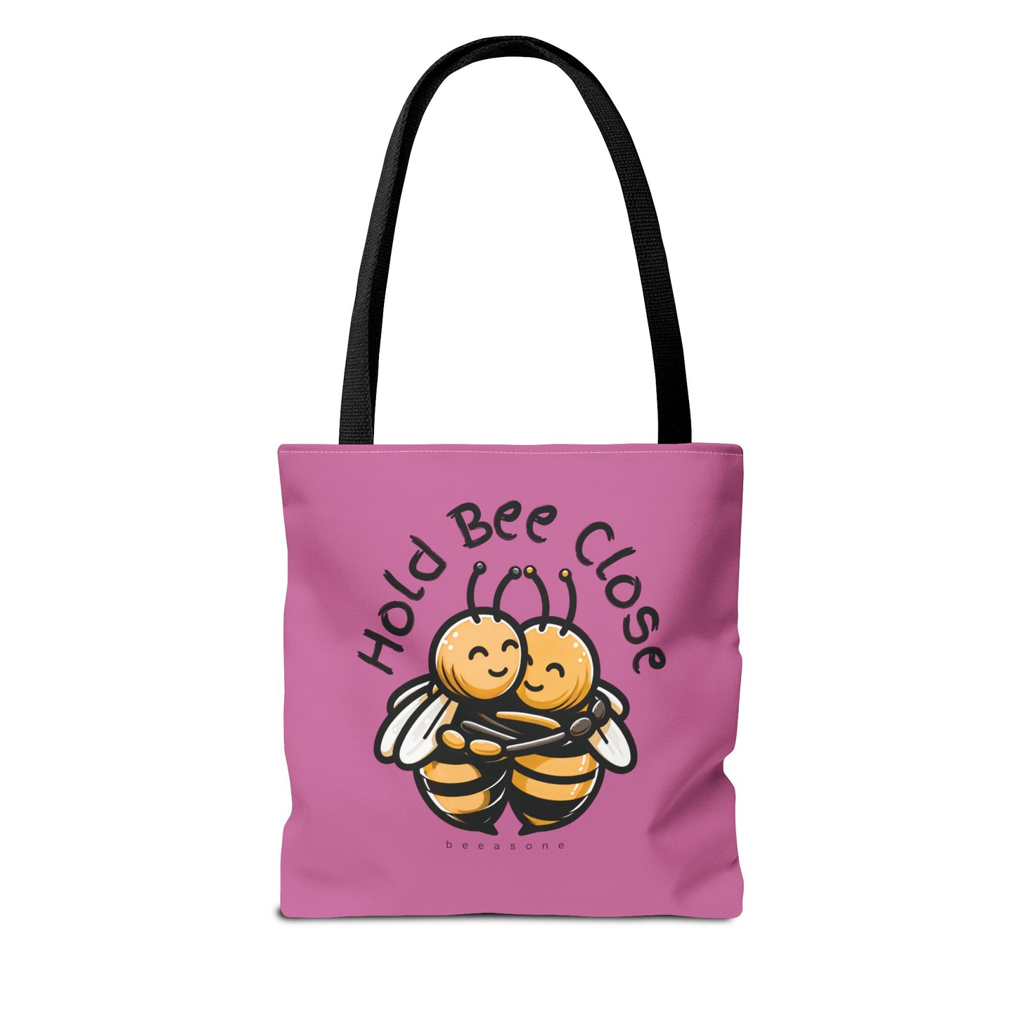 Hold bee close beeasone stylish light pink tote bag