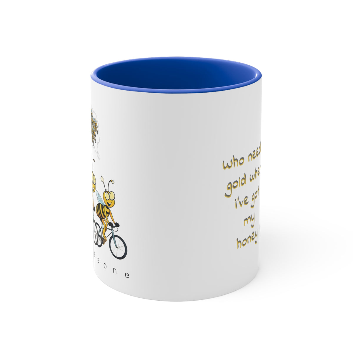 Who needs gold beeasone coloured Coffee Mug 325ml (Standard 11oz)