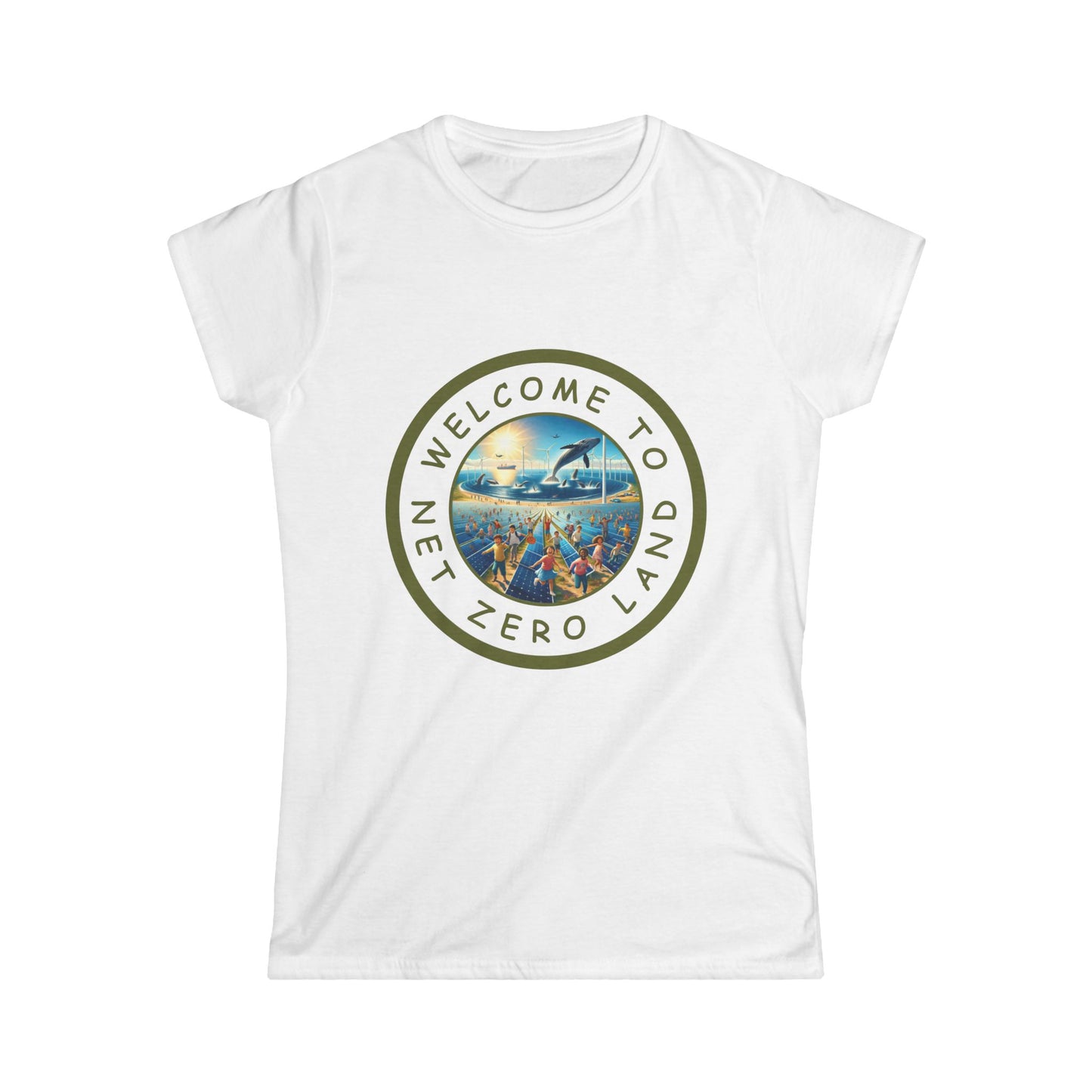 Net Zero Land - v6 - Women's Soft style Tshirt available in diff colors