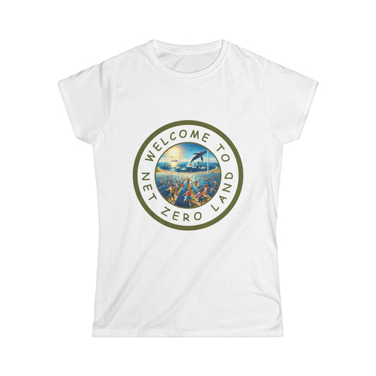 Net Zero Land - v6 - Women's Soft style Tshirt available in diff colors