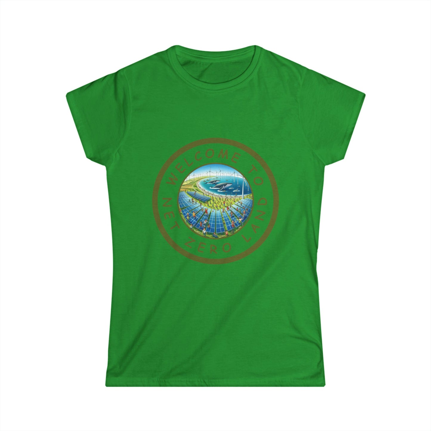 Net Zero Land - v10 - Women's Soft style Tshirt available in diff colors