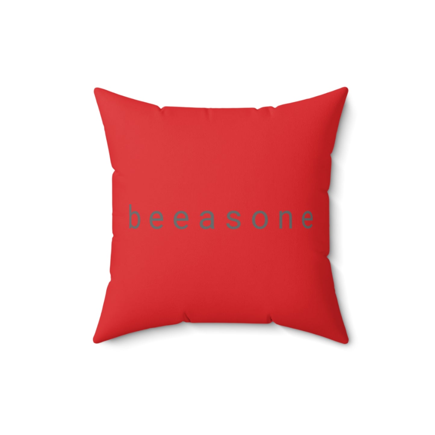 'I Need More coffee' square cushion / pillow. Special edition with beeasone printed on other side