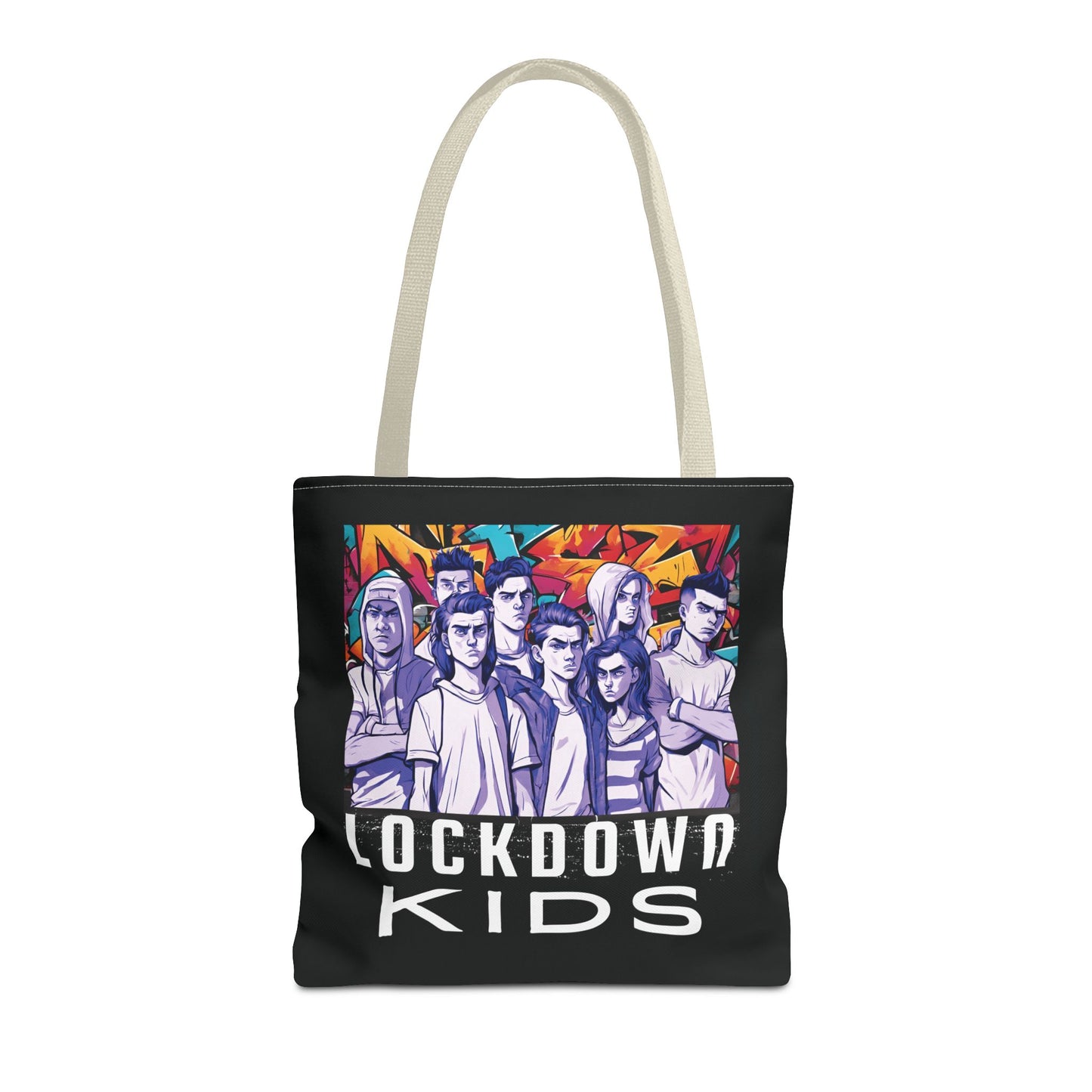Lockdown Kids - T o t e  B a g - V6i on one side & Folded Gorilla on the other