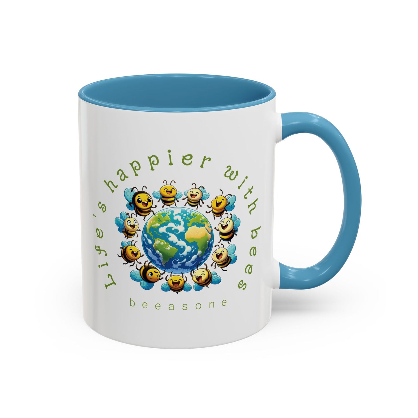 Life's Happier beeasone Hot Chocolate or Coffee Mug 11oz (325mls) or 15oz (443mls)