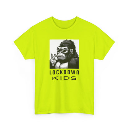 Lockdown Kids Big Gorilla - MF Heavy Cotton available in diff colors and teenage - adult sized tshirt