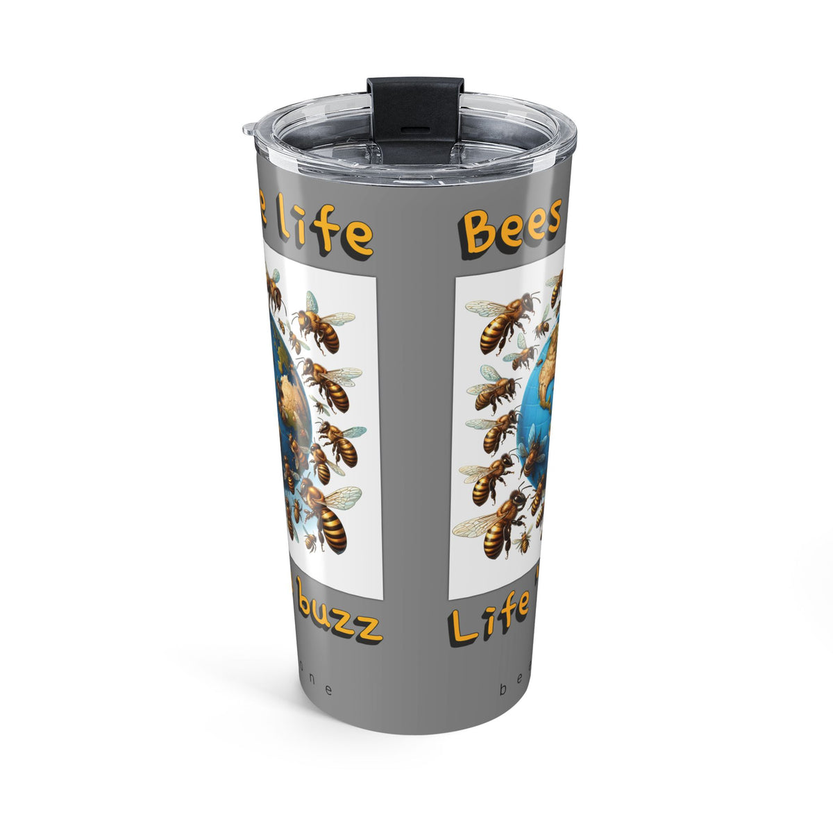 Bees are life beeasone. 591mls (20oz) with double-wall insulation