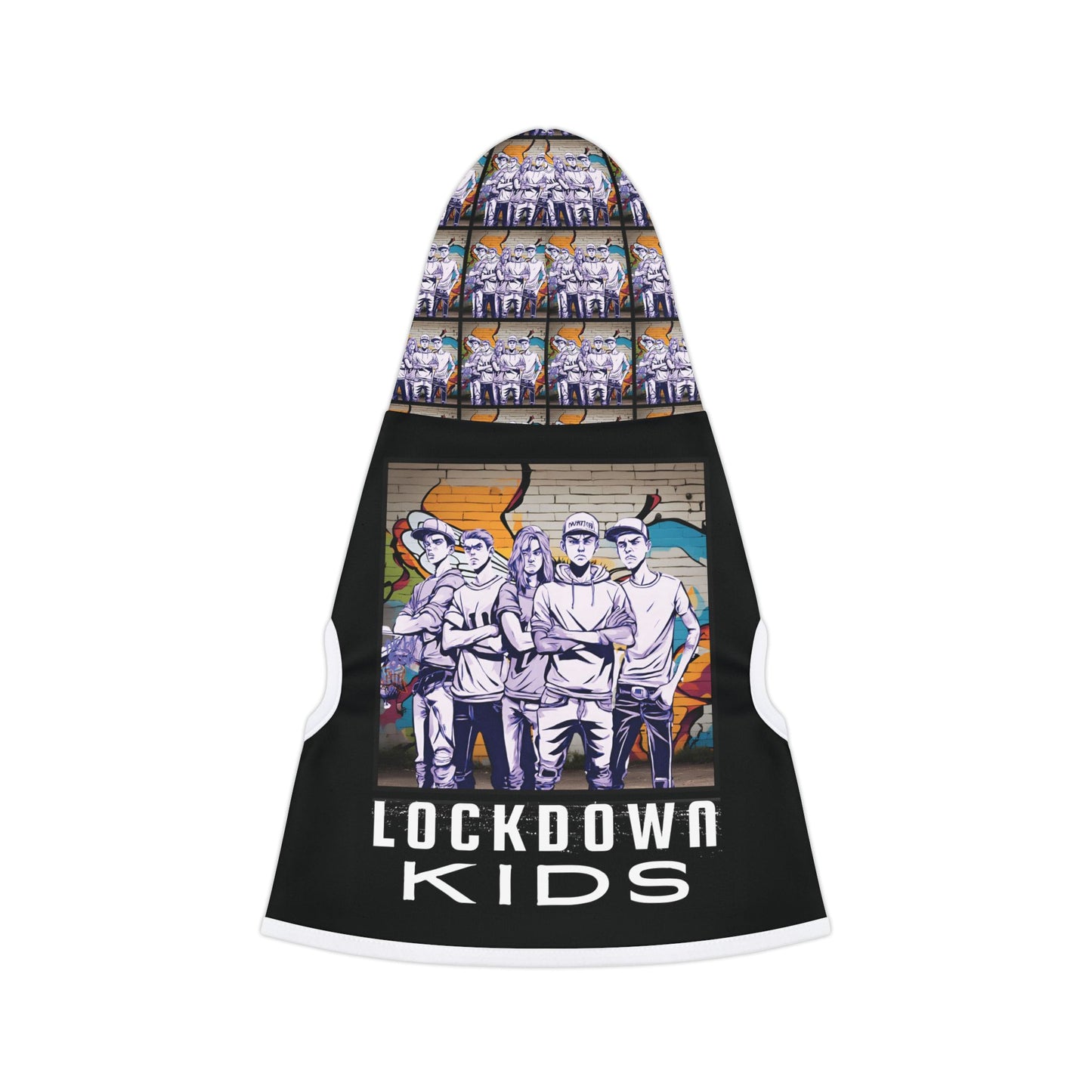 Pet Hoodie - Lockdown Kids - Group of unhappy but freeish people - 2025 edition