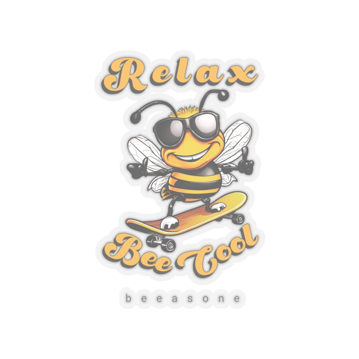 Relax Bee beeasone Cool Sticker