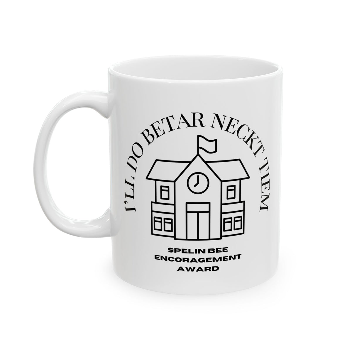Scool Spelling bee beeasone Hot chocolate or mud soup mug - limit ted editon Numbar 4