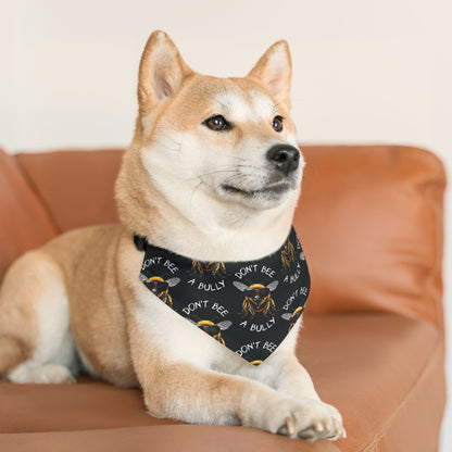 Don't bee a bully bandana collar (NB Dog not included :)