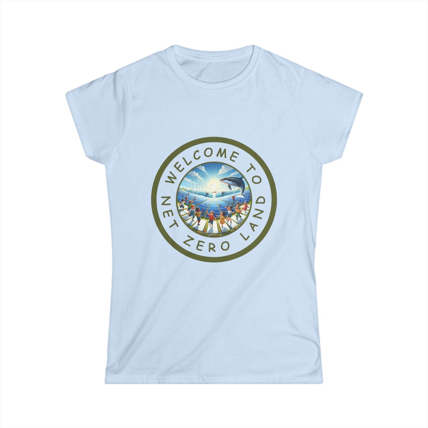 Net Zero Land - v8 - Women's Soft style Tshirt available in diff colors