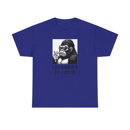 Lockdown Kids Big Gorilla - MF Heavy Cotton available in diff colors and teenage - adult sized tshirt