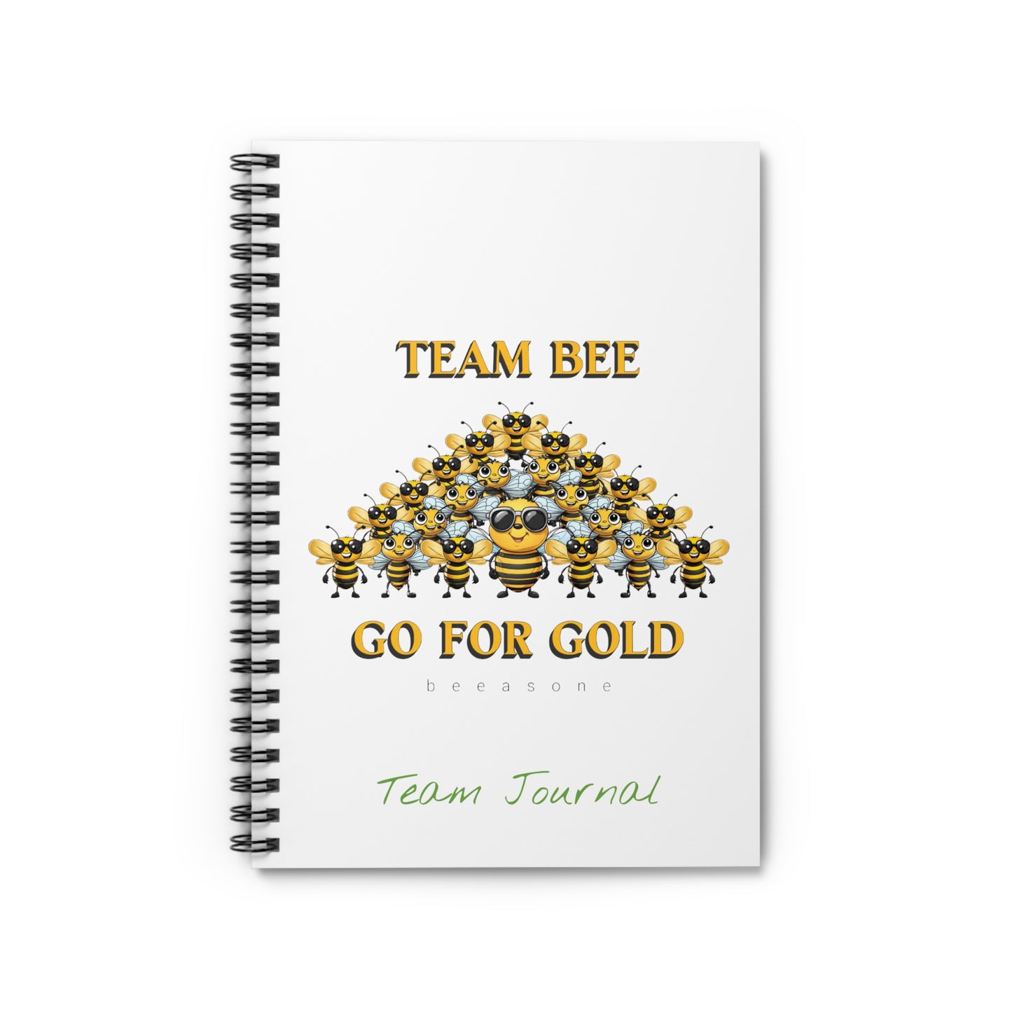 Team Journal Special Edition Spiral Notebook - Ruled Line. 118 page (59 sheets)   6" x 8" (15.2 x 20.3 cm)