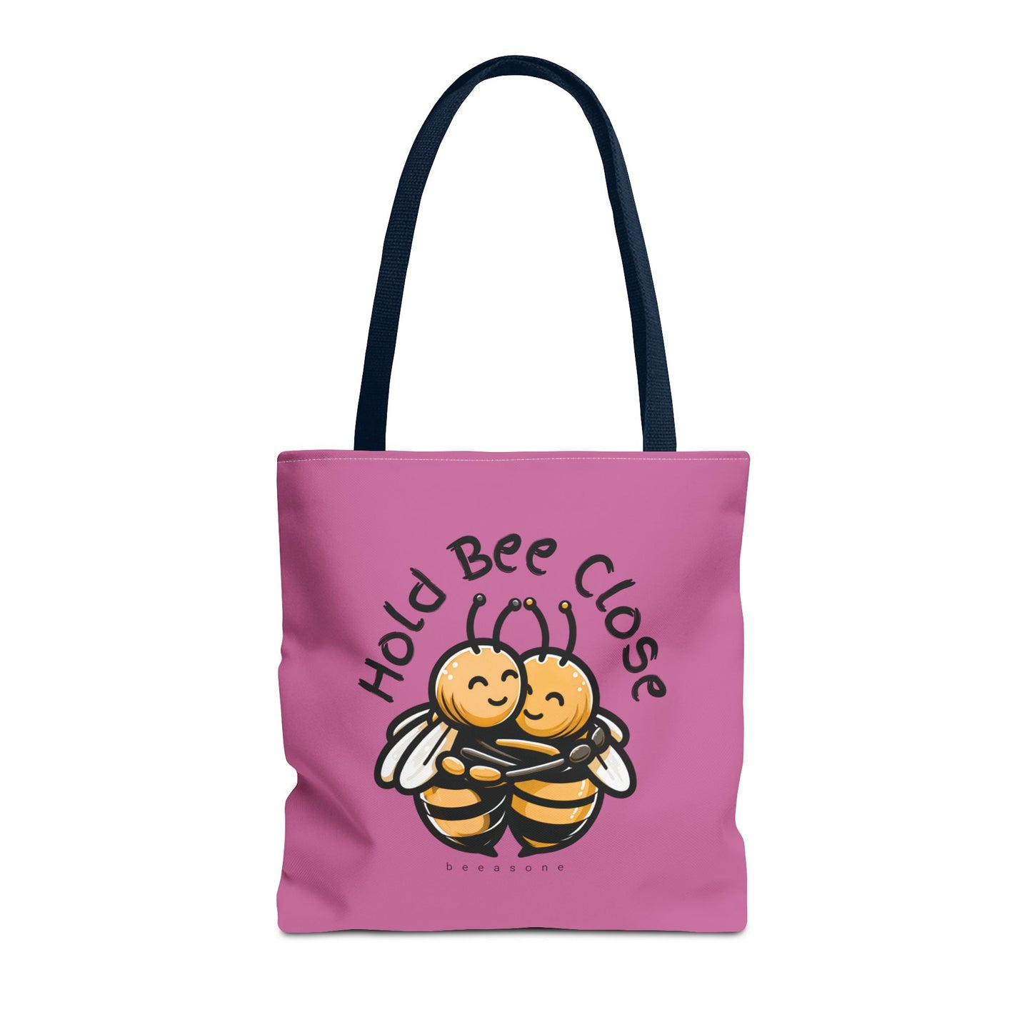 Hold bee close beeasone stylish light pink tote bag