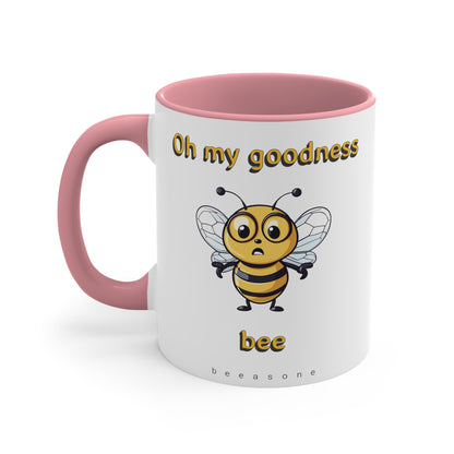 Oh My Goodness Bee beeasone coloured Coffee Mug 325ml (Standard 11oz)