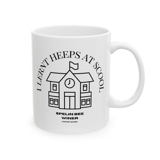 Scool Spelling bee beeasone hot chocolate or chicken dinner mug - limit ted editon Numbar 1