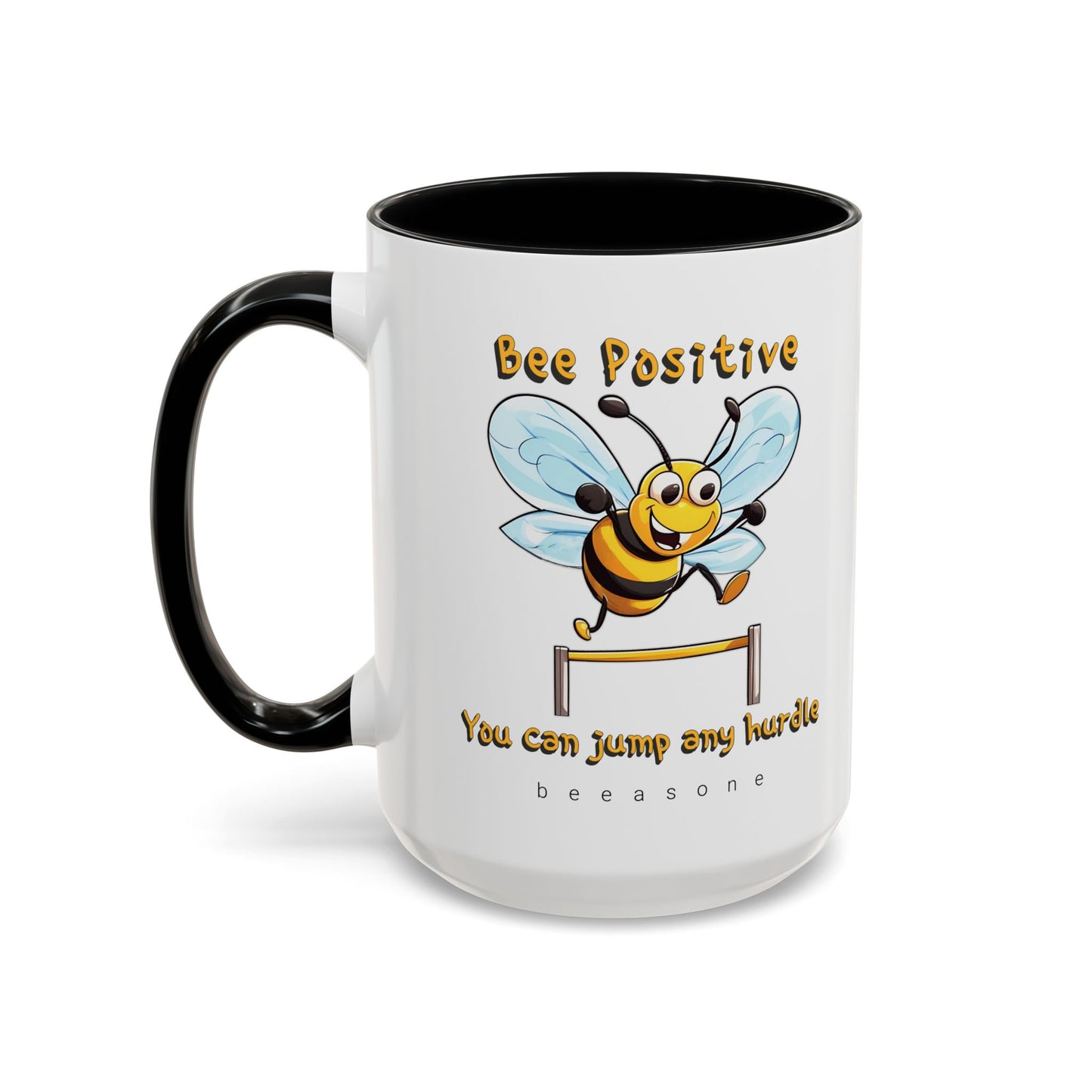 Bee Positive beeasone Hot Chocolate or Coffee Mug 11oz (325mls) or 15oz (443mls)