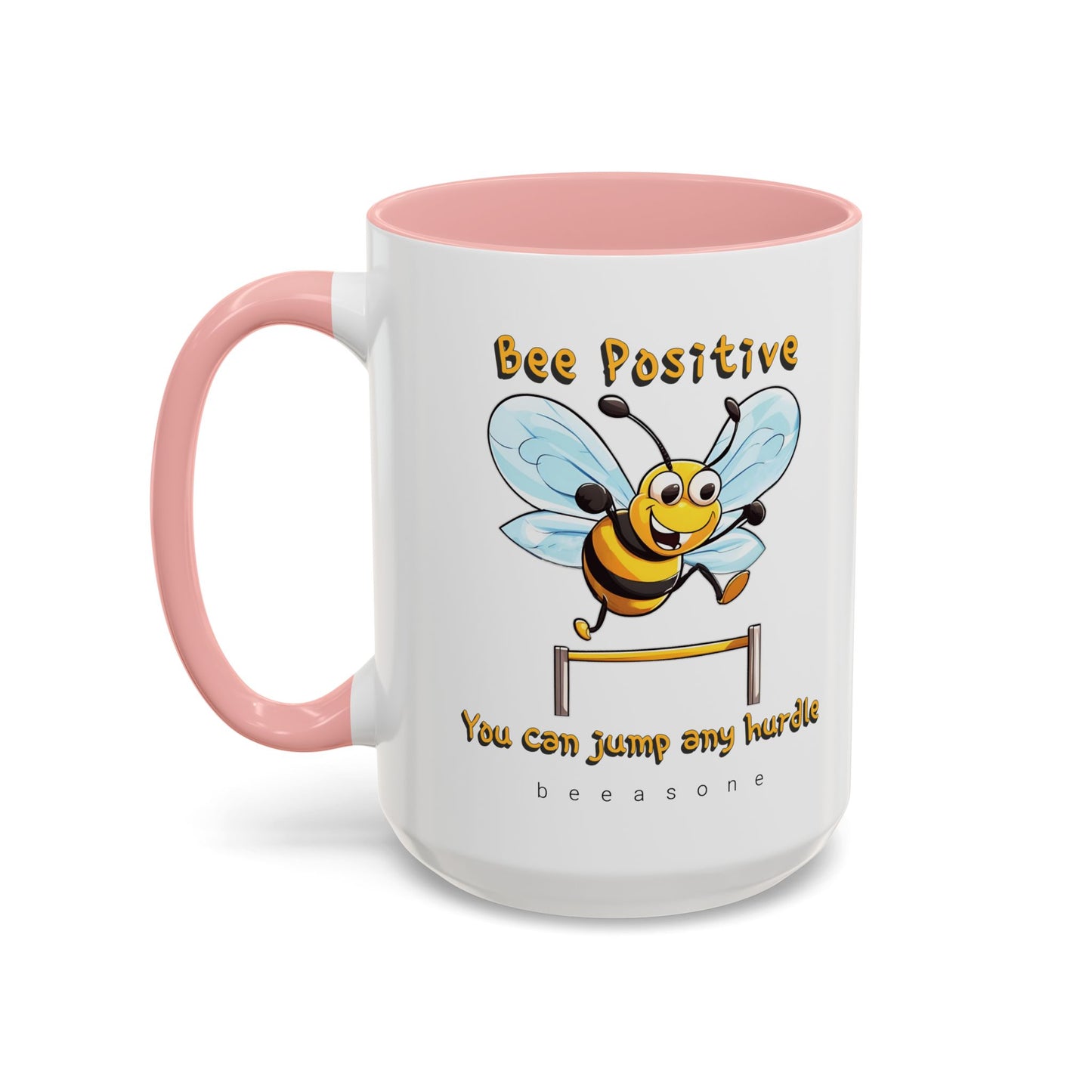 Bee Positive beeasone Hot Chocolate or Coffee Mug 11oz (325mls) or 15oz (443mls)