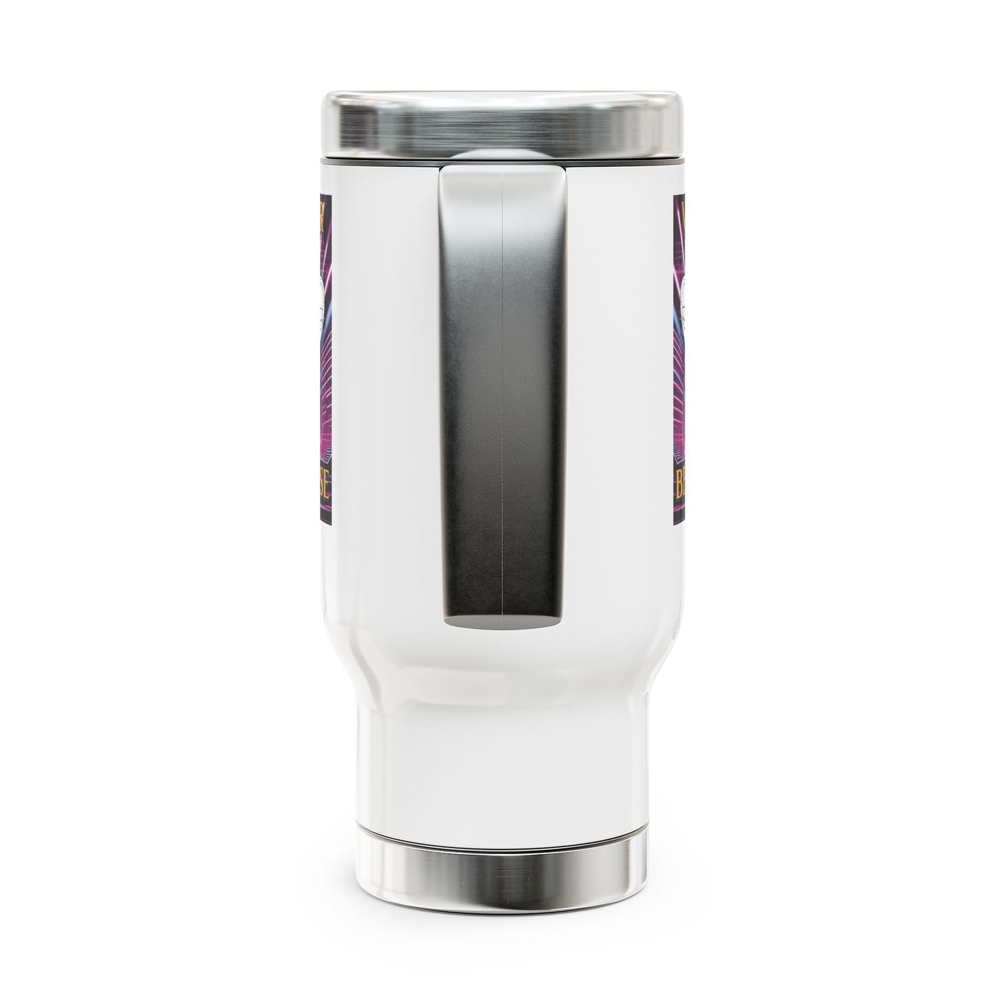 Vote for bees please beeasone Stainless Steel Travel Mug with Handle, 14oz (410mls)