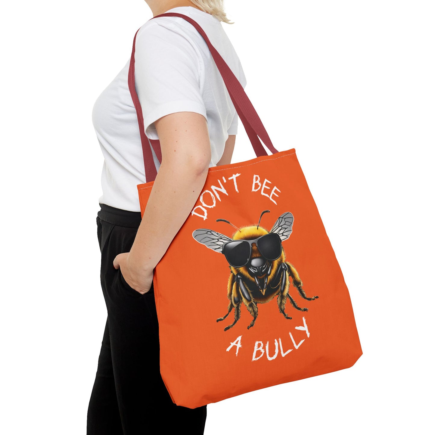 Don't bee a bully practical carry bag - orange