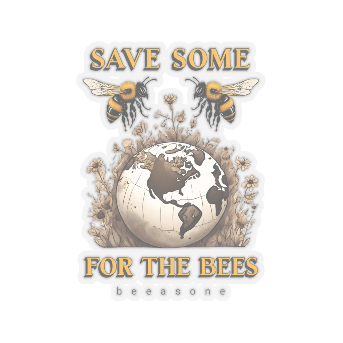 Save some for the bees beeasone sticker