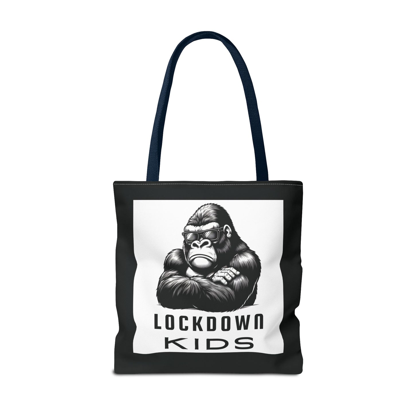 Lockdown Kids - T o t e  B a g - V6i on one side & Folded Gorilla on the other