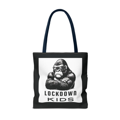 Lockdown Kids - T o t e  B a g - V6i on one side & Folded Gorilla on the other