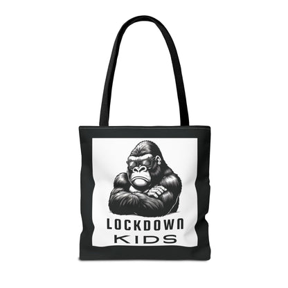 Lockdown Kids - T o t e  B a g - V6i on one side & Folded Gorilla on the other