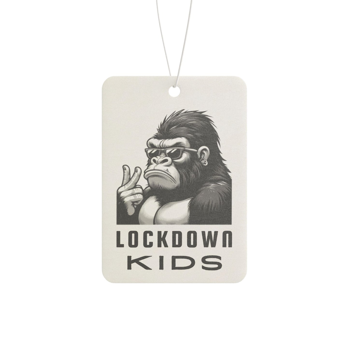 Lockdown Kids Gorilla Car Freshener