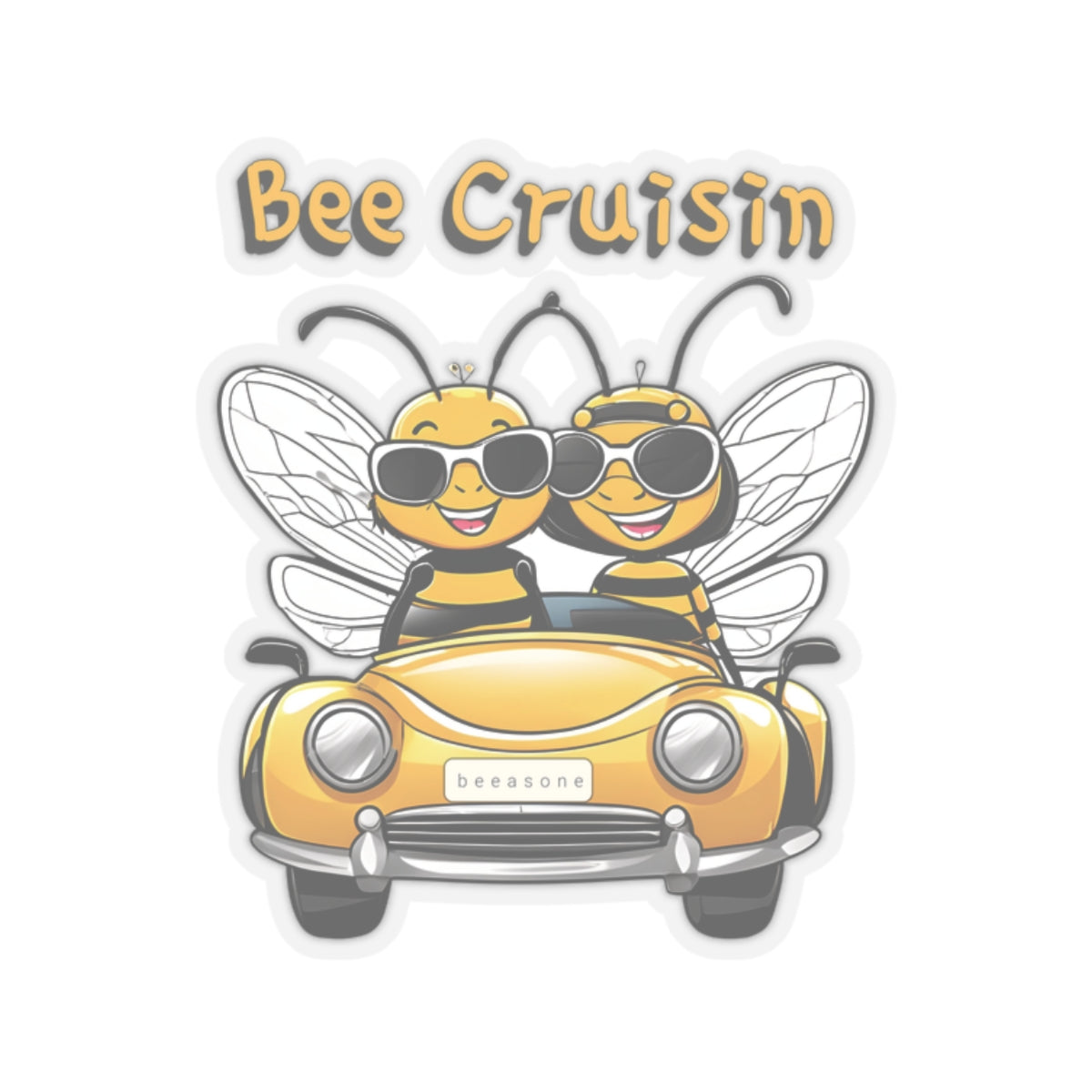 Bee Cruisin beeasone Sticker